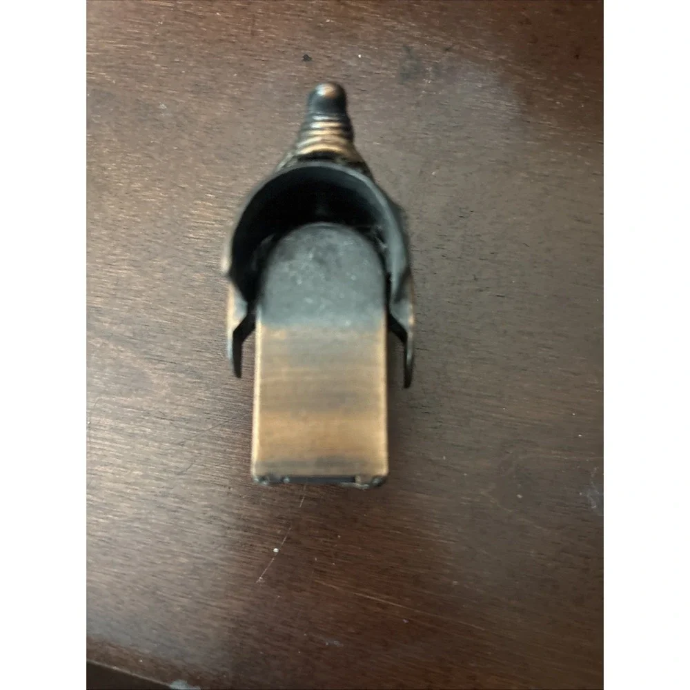 Vintage Die‑Cast Horse Saddle Pencil Sharpener – Metal Western Desk Collectible